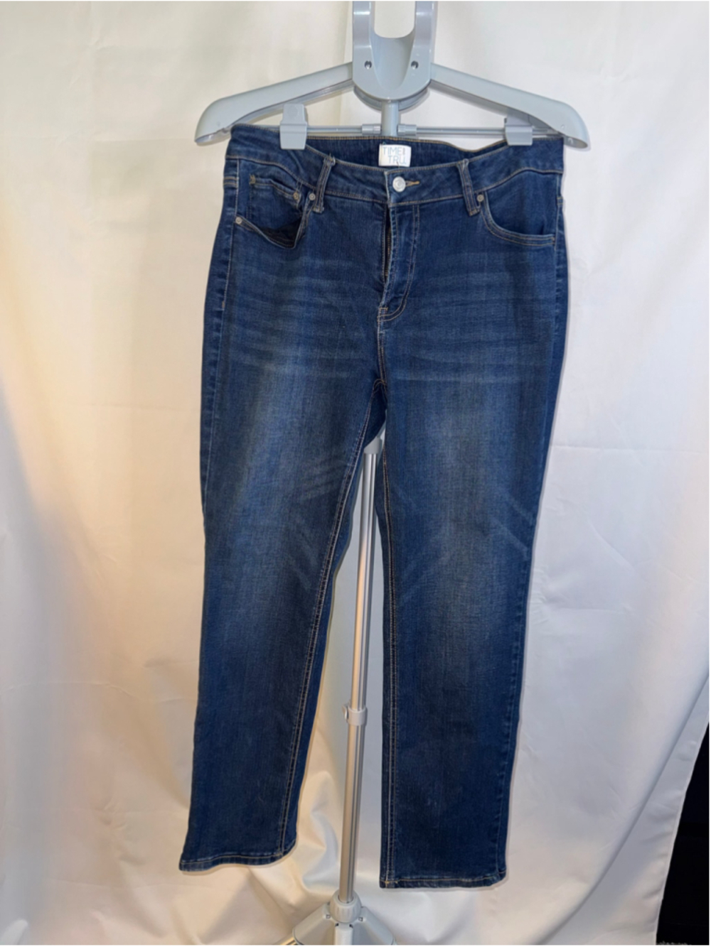 Women's Time and‎ Tru Straight Leg Jeans Size 12 Blue